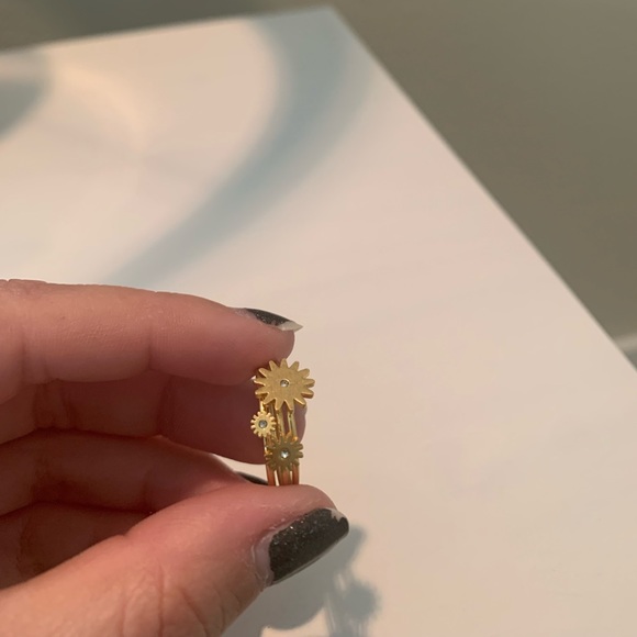 Madewell stackable ring set - Picture 2 of 5